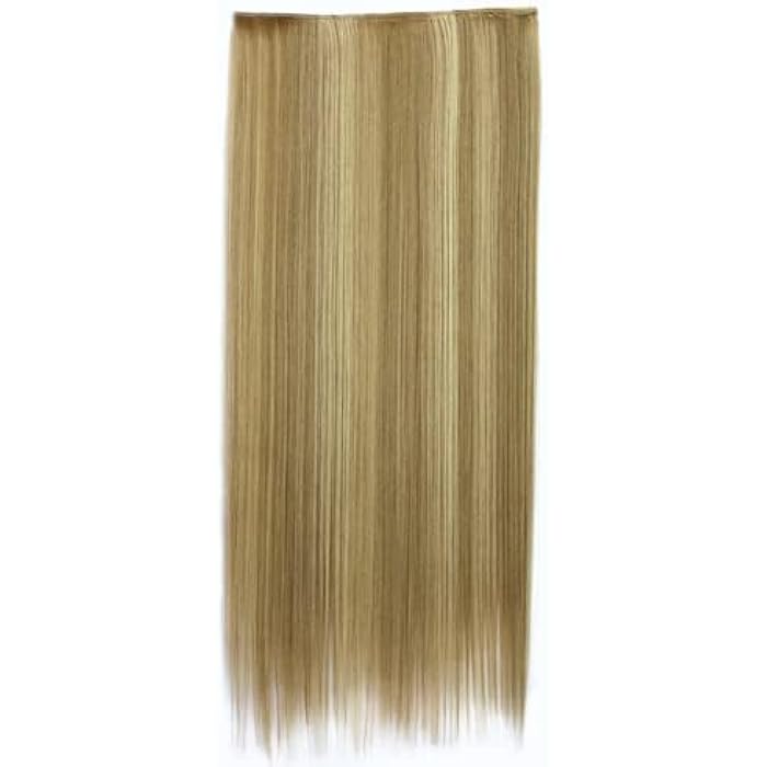 DILLARDS Fashion Multi Color Mixed Long Straight Hair Extension 60cm Clip-In 10cm 120g - Image 1